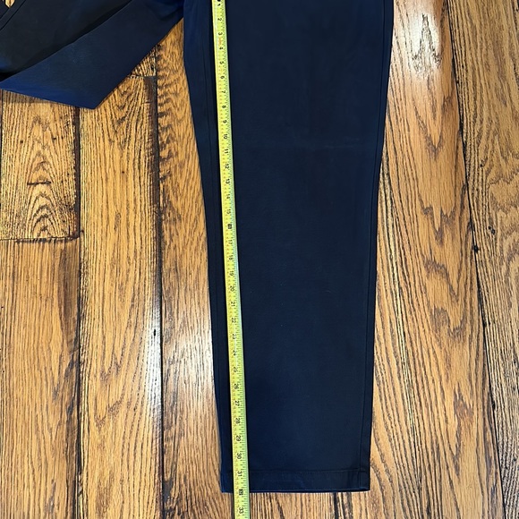 TOMMY BAHAMAS MENS BLACK SILK/COTTON BLEND FLAT FRONT CHINOS - Picture 8 of 9